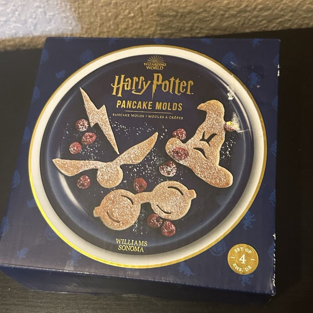 Williams‎ Sonoma Harry Potter Pancake Molds Wizarding World Set of 4 Shapes